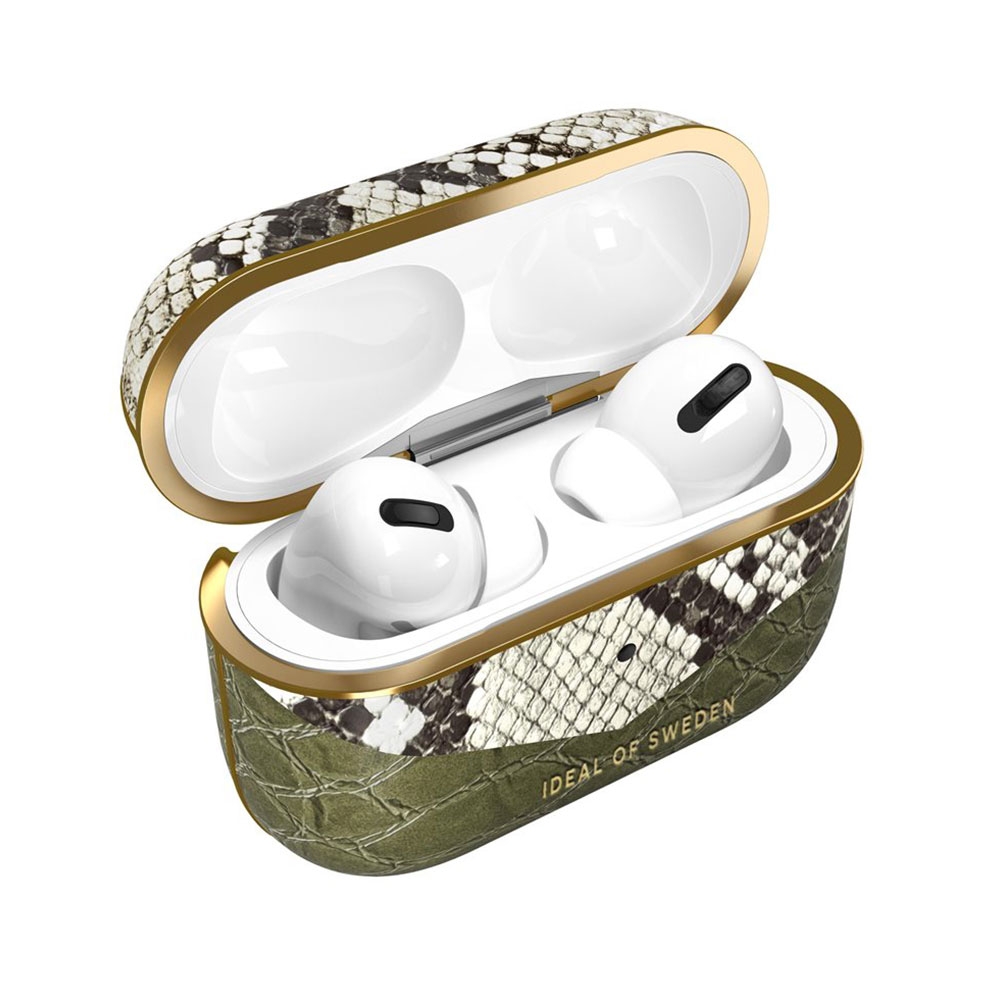 AirPods Pro Atelier Leder Tasche Schutzhülle Abdeckung (IDFAPC-PRO-224) - Hypnotic Snake