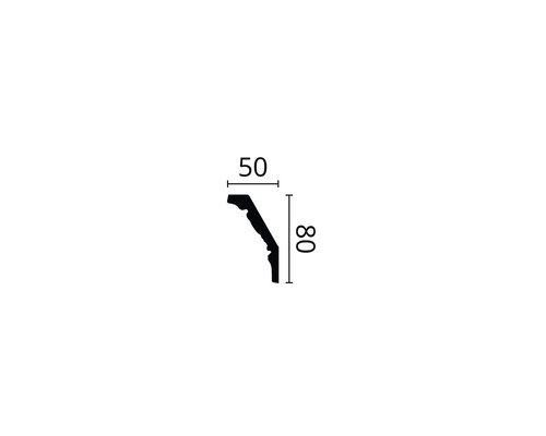 Plafondlijst E25 1 st. 2 m x 50 x 80 mm