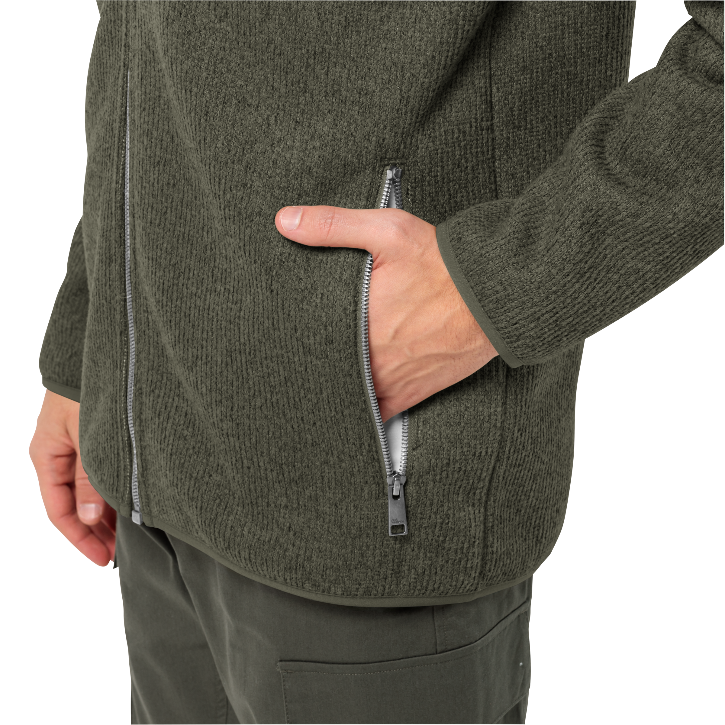 Jack Wolfskin Fleecejacke »ROBSON FJORD JACKET« Wärmend, winddicht, Übergangsjacke