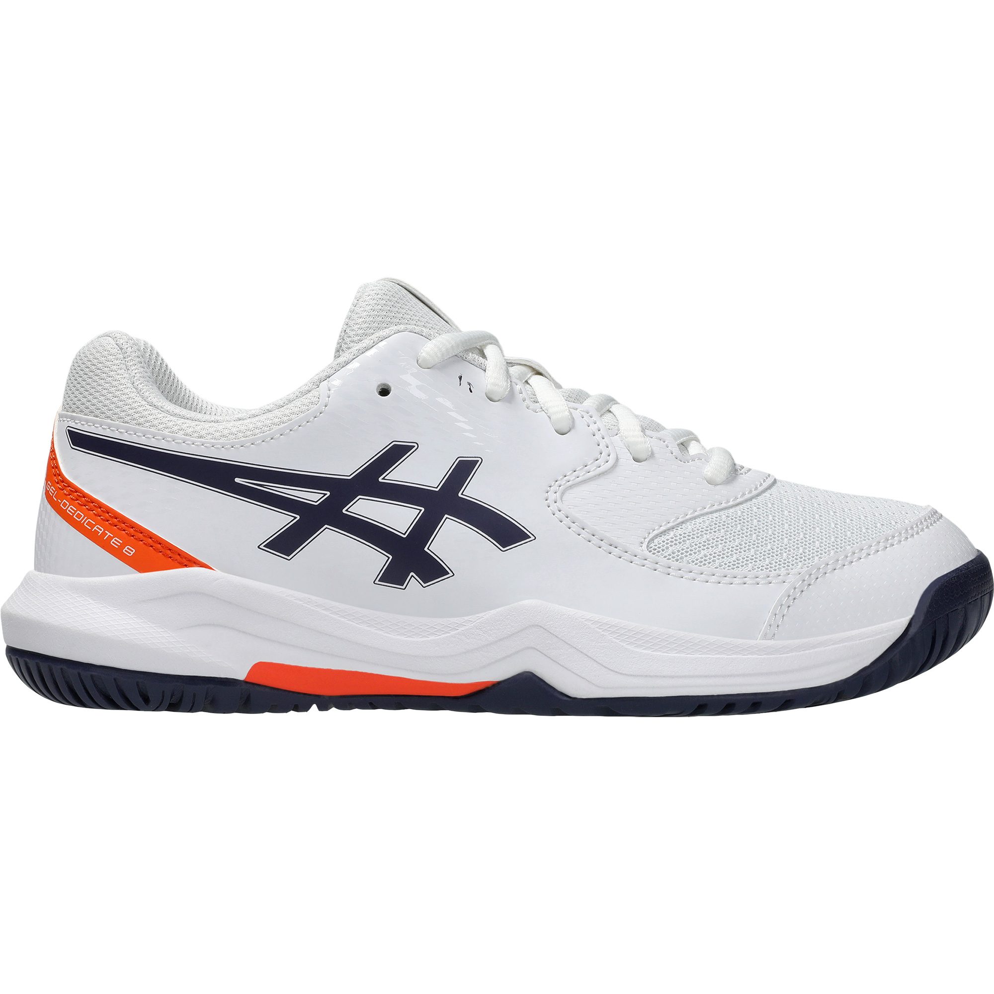 ASICS Gel-Dedicate 8 GS Tennisschuhe Kinder weiß