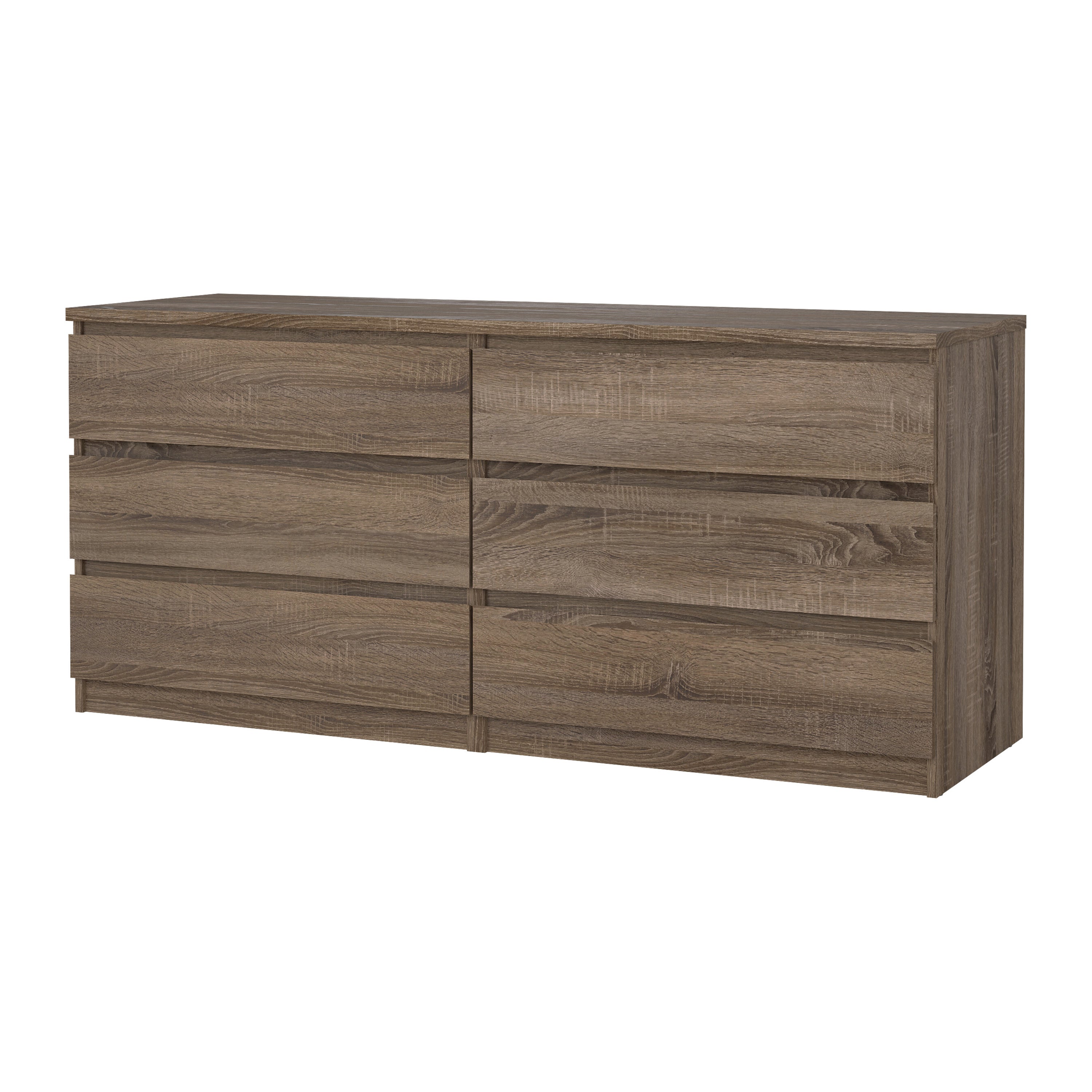 by fonQ basic Slide Ladekast - 6 lades -  Walnoot