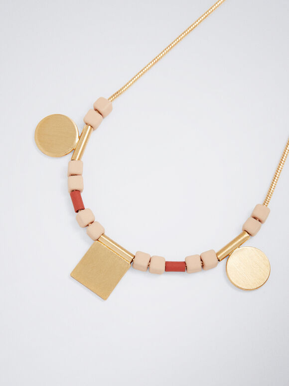 Pulseira ajustável com medalhas - Multicolorida