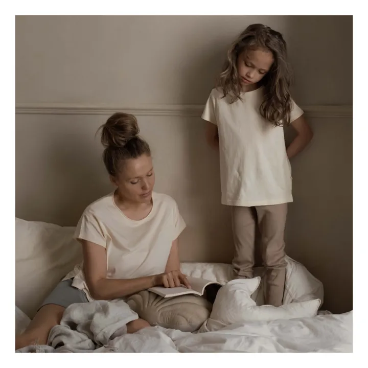 Minimalisma T-Shirt Lin Coton Bio | Ecru