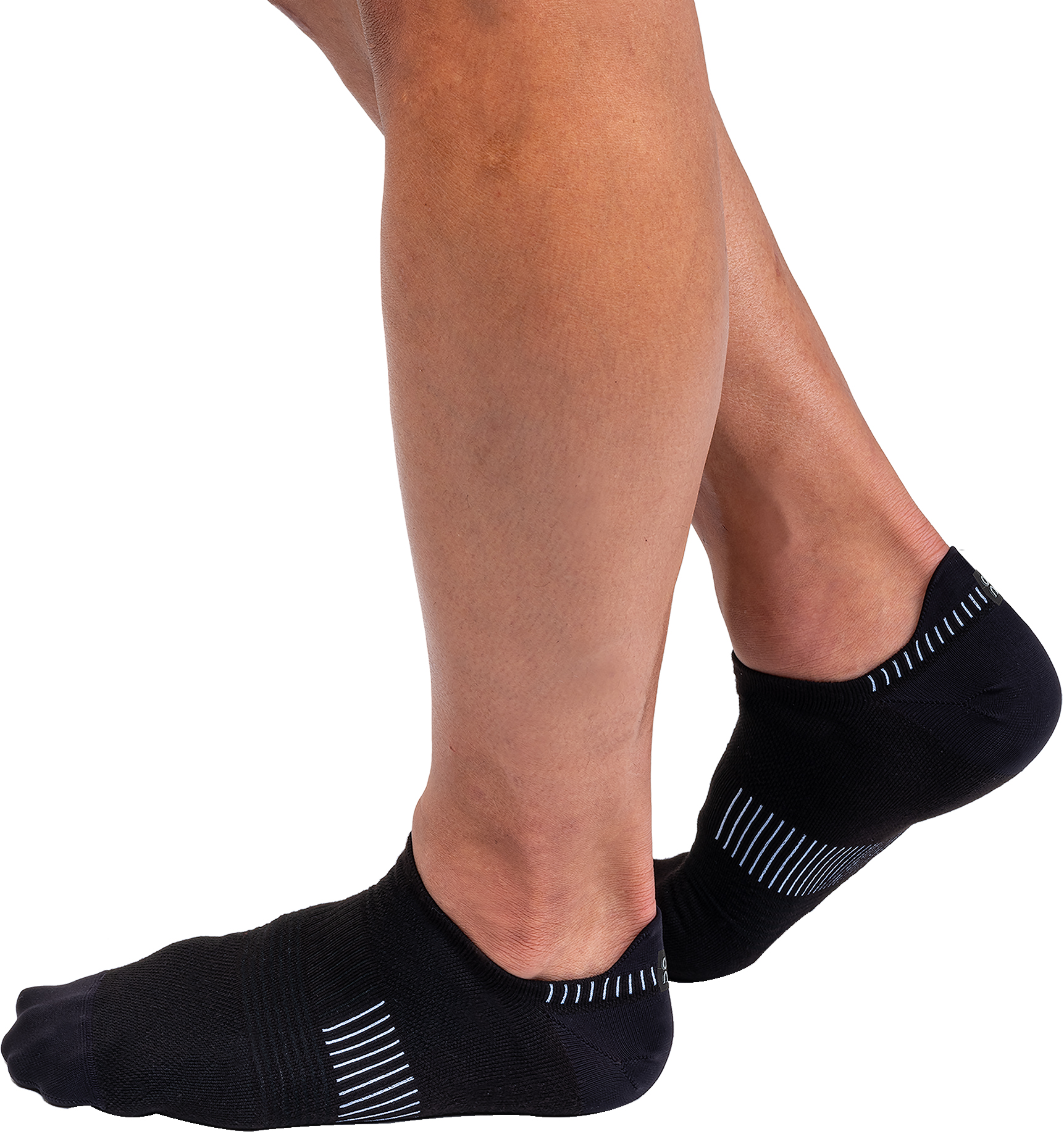 Ultralight Low Sock Herre Black/White