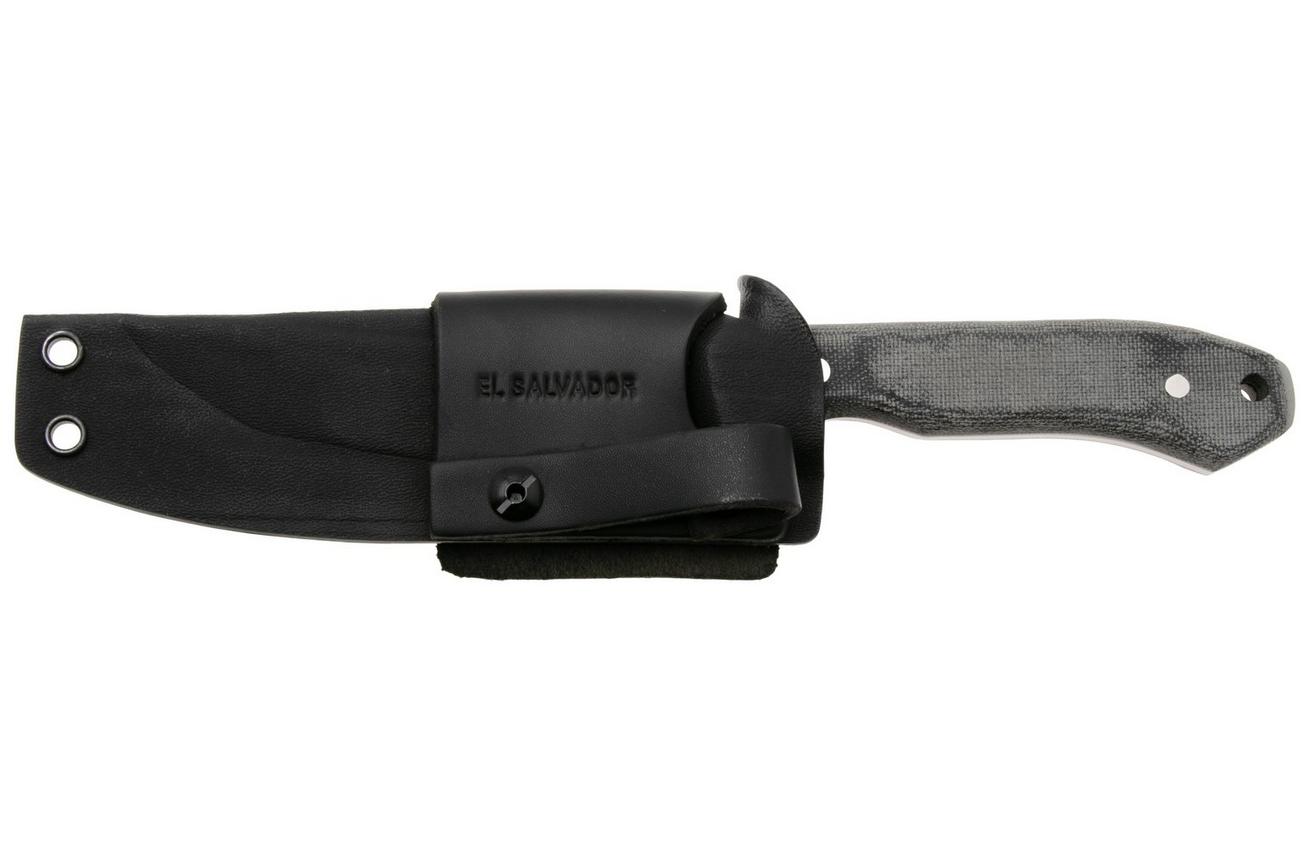 Condor K-Night Scullery CTK1836-46MSK, Blasted Satin Sandvik 14C28N, Black Micarta vaststaand mes, Jason Breeden design