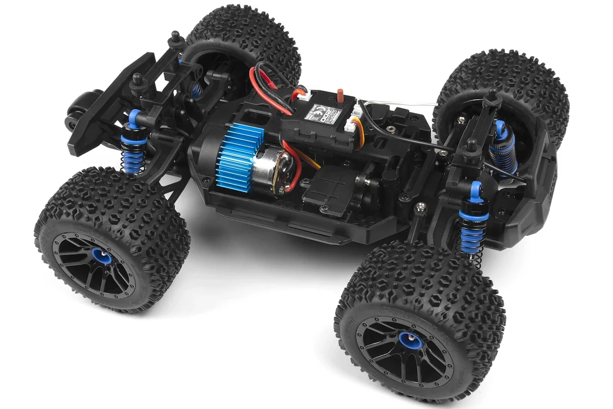Maverick - Fjernstyret Bil Atom AT1 1/18 4WD Elektrisk Truck - Blå