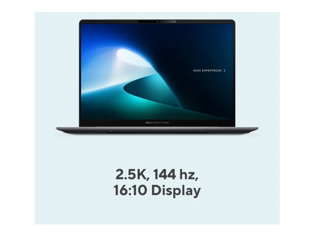 ASUS ExpertBook P5 P5405CSA-NZ0119X - 180° hængselsdesign - Intel Core Ultra 7 - 258V / op til 4.8 GHz - Win 11 Pro - Intel Arc Graphics 140V - 32 GB RAM - 1 TB SSD NVMe - 14