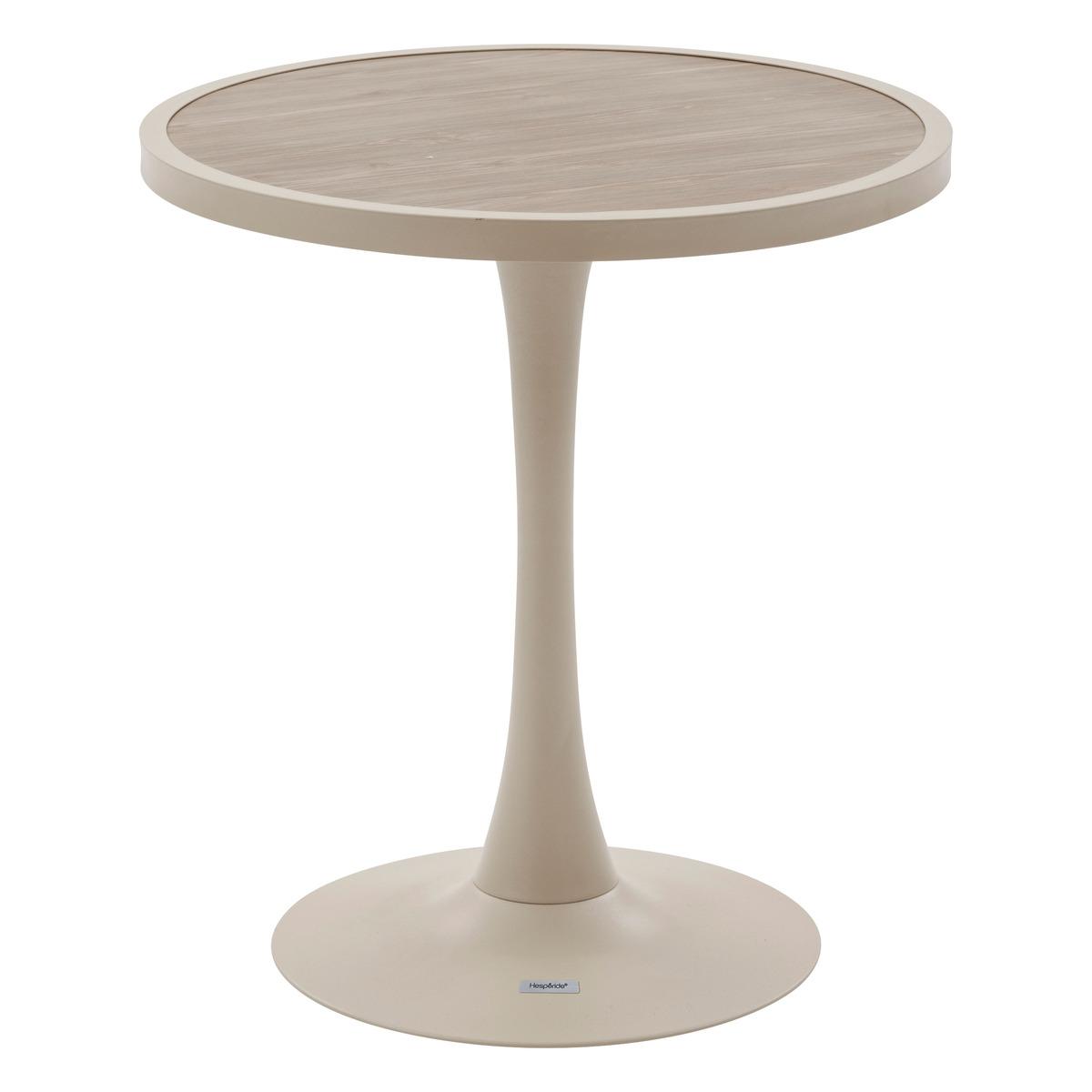 TABLE BISTRO TUL OVIALON LIN 2 PLACES