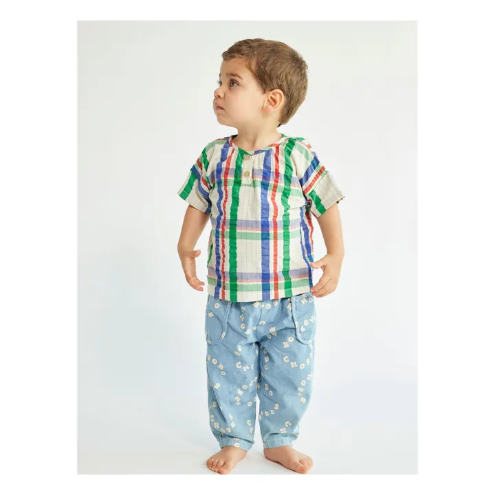 Bobo Choses Sarouel Denim Circle | Bleu jean