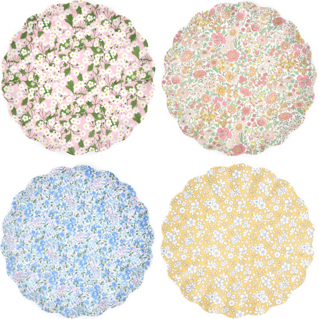 Meri meri borden herbruikbaar liberty - large - 4st