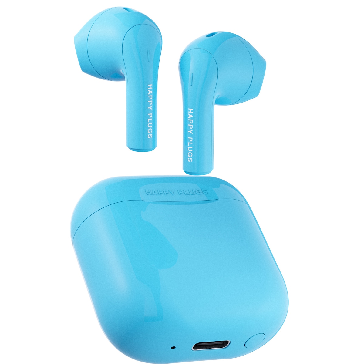 Happy Plugs Joy helt trådløse in-ear hodetelefoner (blå)