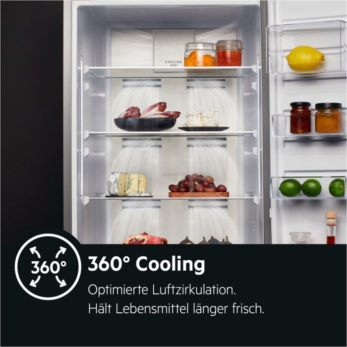 AEG Kühl-Gefrier-Kombination Serie 8000 Cooling 360° RCB732E5MB