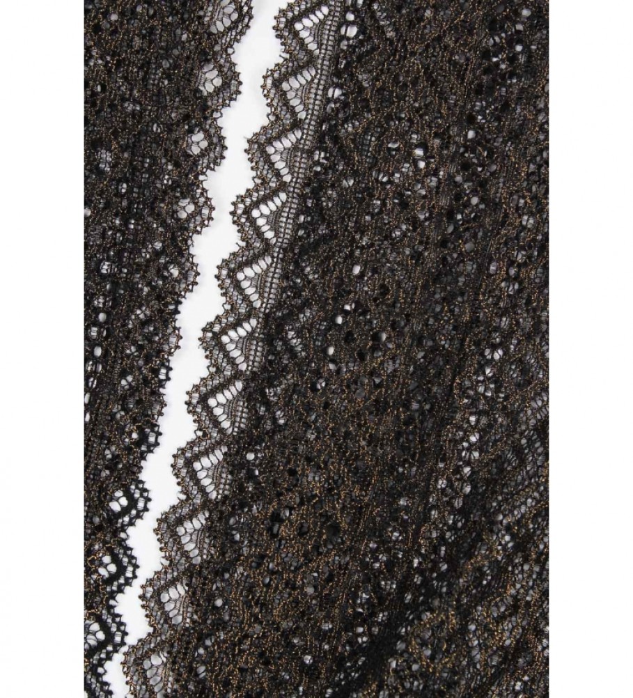 Conjunto Admas Sexy Bands Top e Calcinha 44527 preto