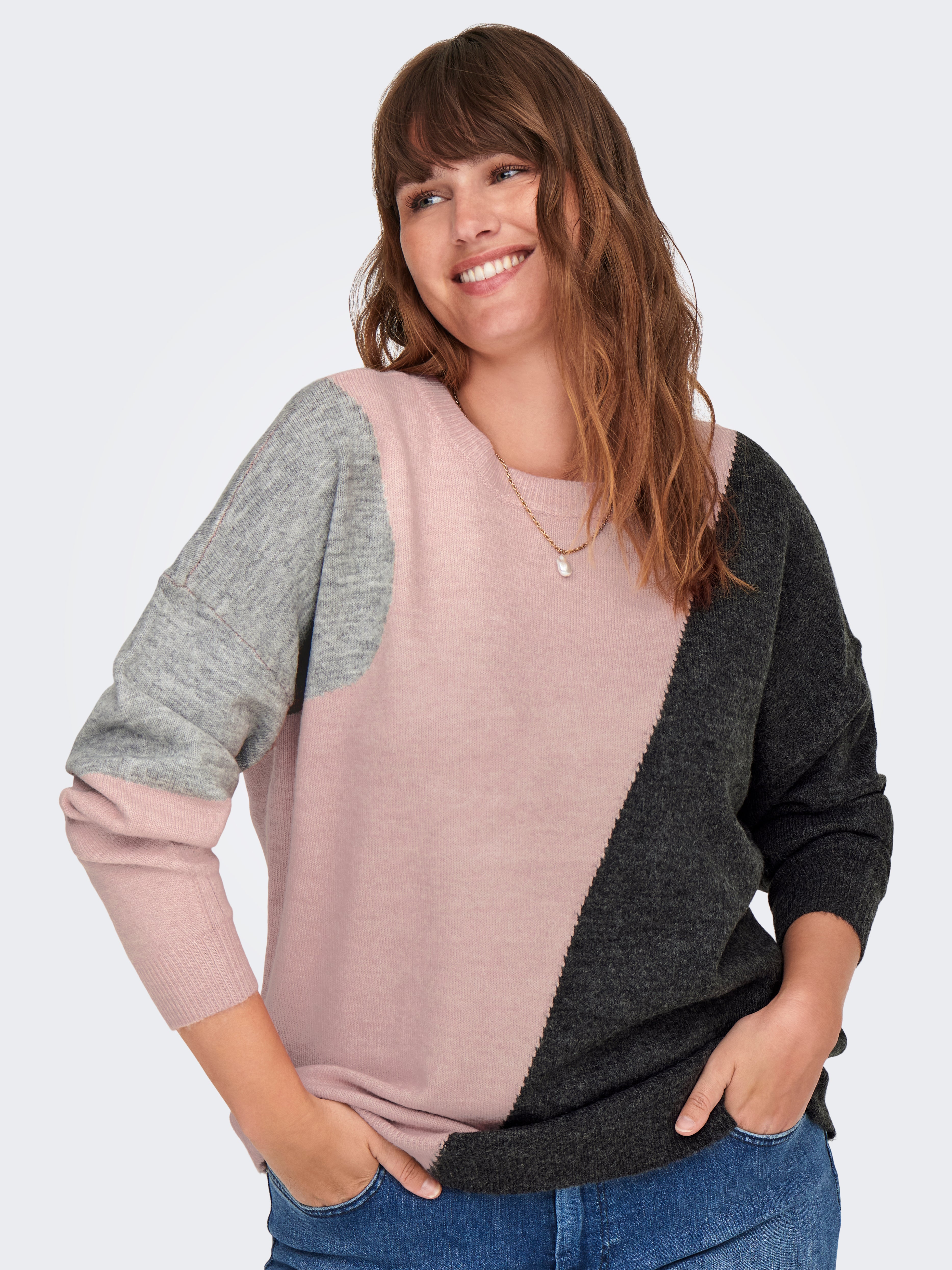 CARSILJA Strickpullover Rose Smoke