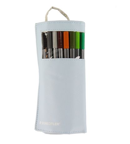 Staedtler Filzstifte m. Federmäppchen - 20 st. - 0,3 mm - Hellbl
