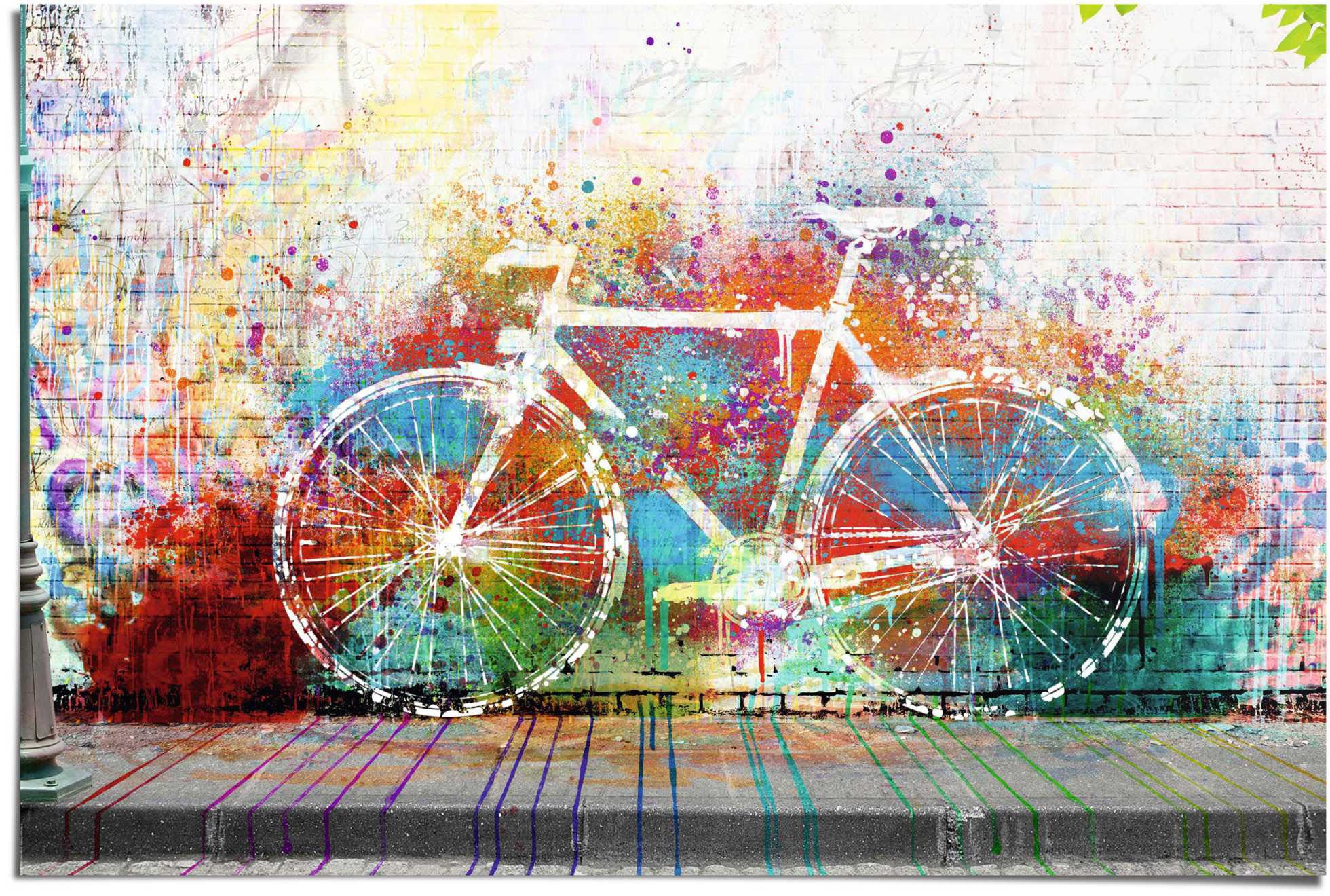 Reinders! Poster »Graffiti Fahrrad« 1 Stk. tlg.