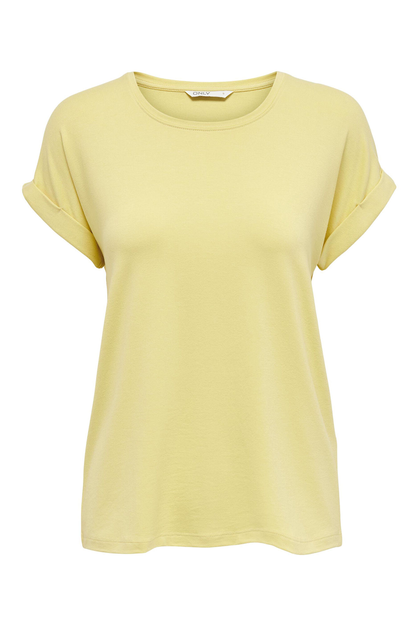 Camiseta de manga curta com gola redonda