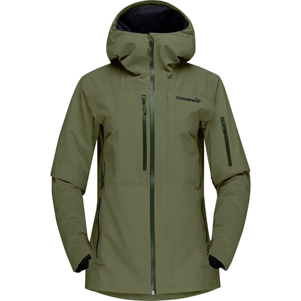 Norrona Lofoten GORE-TEX® Hardshell-Skiacke Damen olive night
