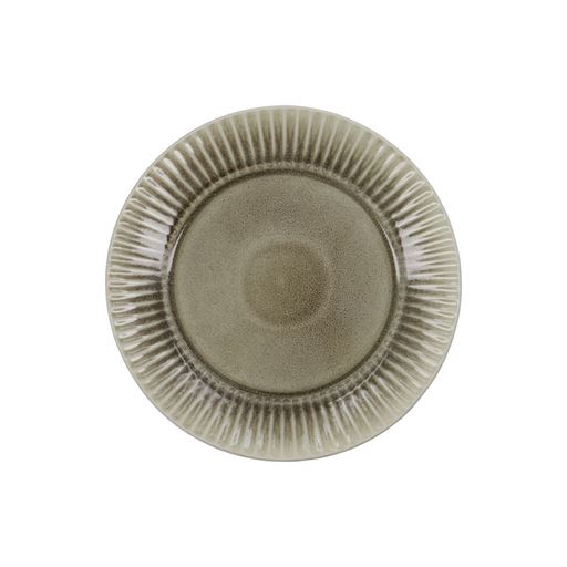 House Doctor Pleat Middagstallerken, Grey/Brown, Ø27 cm