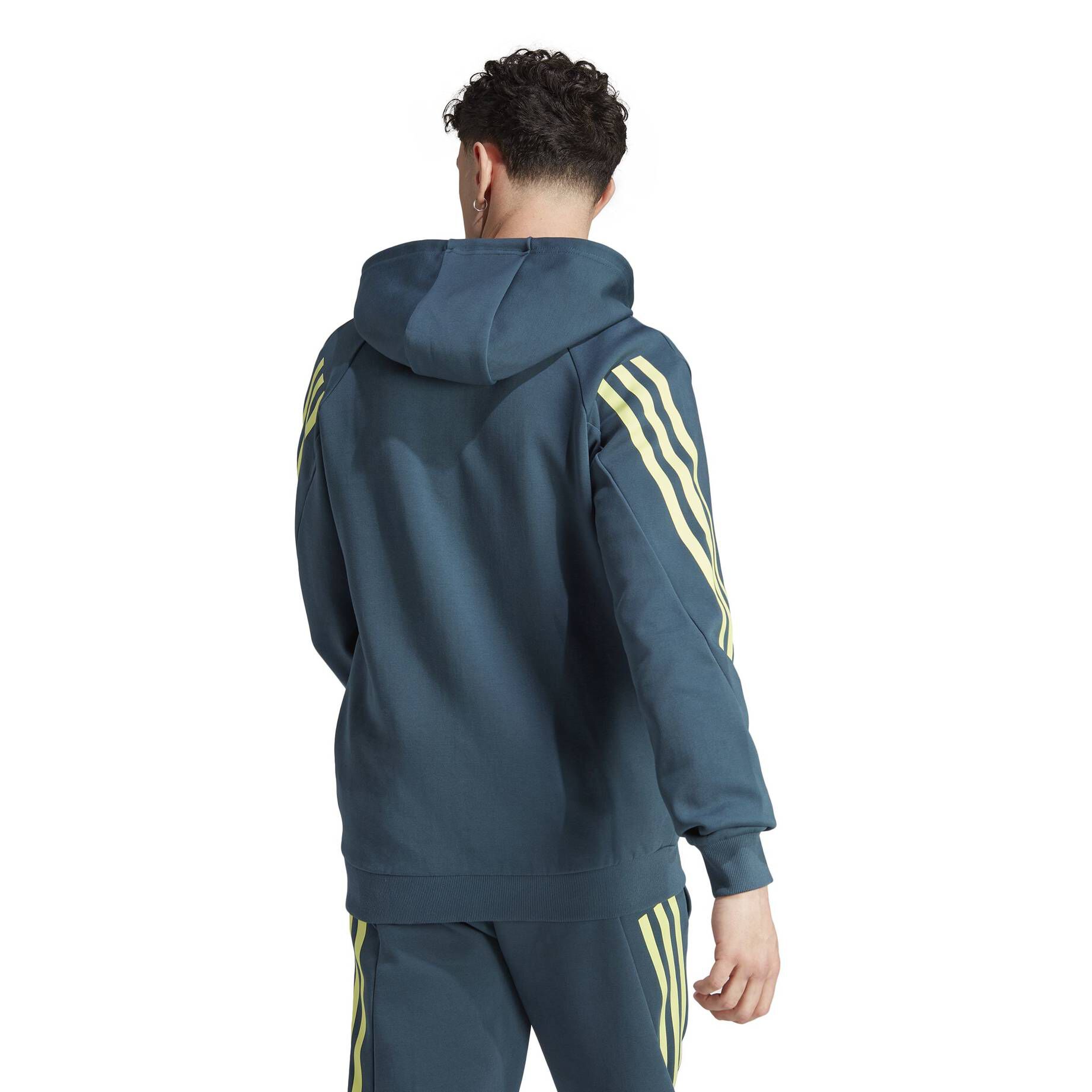 adidas Sportswear| Herren Sweatjacke mit Kapuze FUTURE ICONS 3 STRIPES FULLZIP