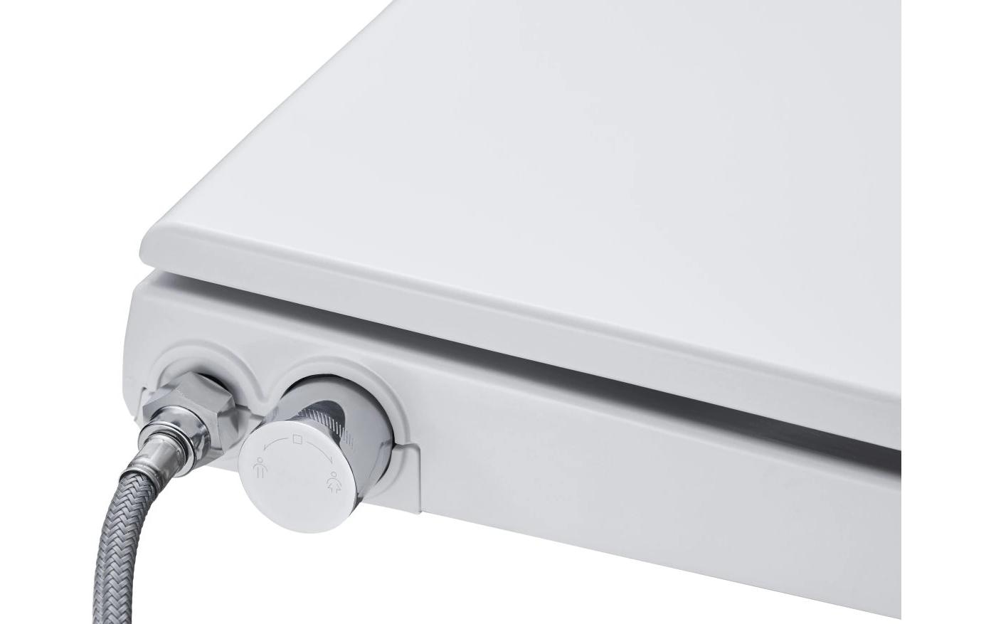Toilettensitz Lavalino mit Duschfunktion, Weiss<br>WC-Sitz