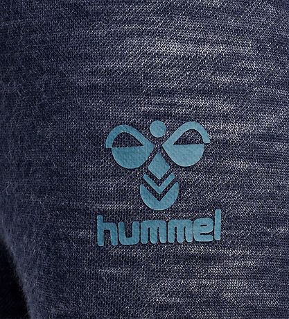 Hummel Leggings - Uld - hmlWolly - Blåck Iris