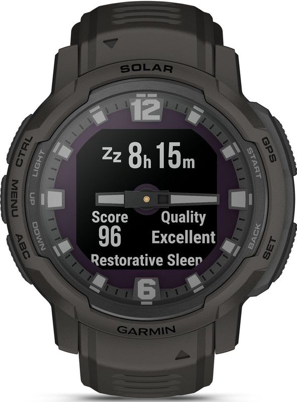Garmin 010 02730 01 Instinct Crossover Solar Unisex Smartwatch