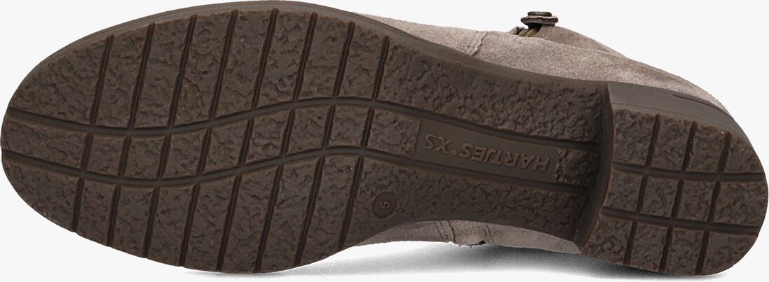 taupe hartjes enkelboots h rits booty