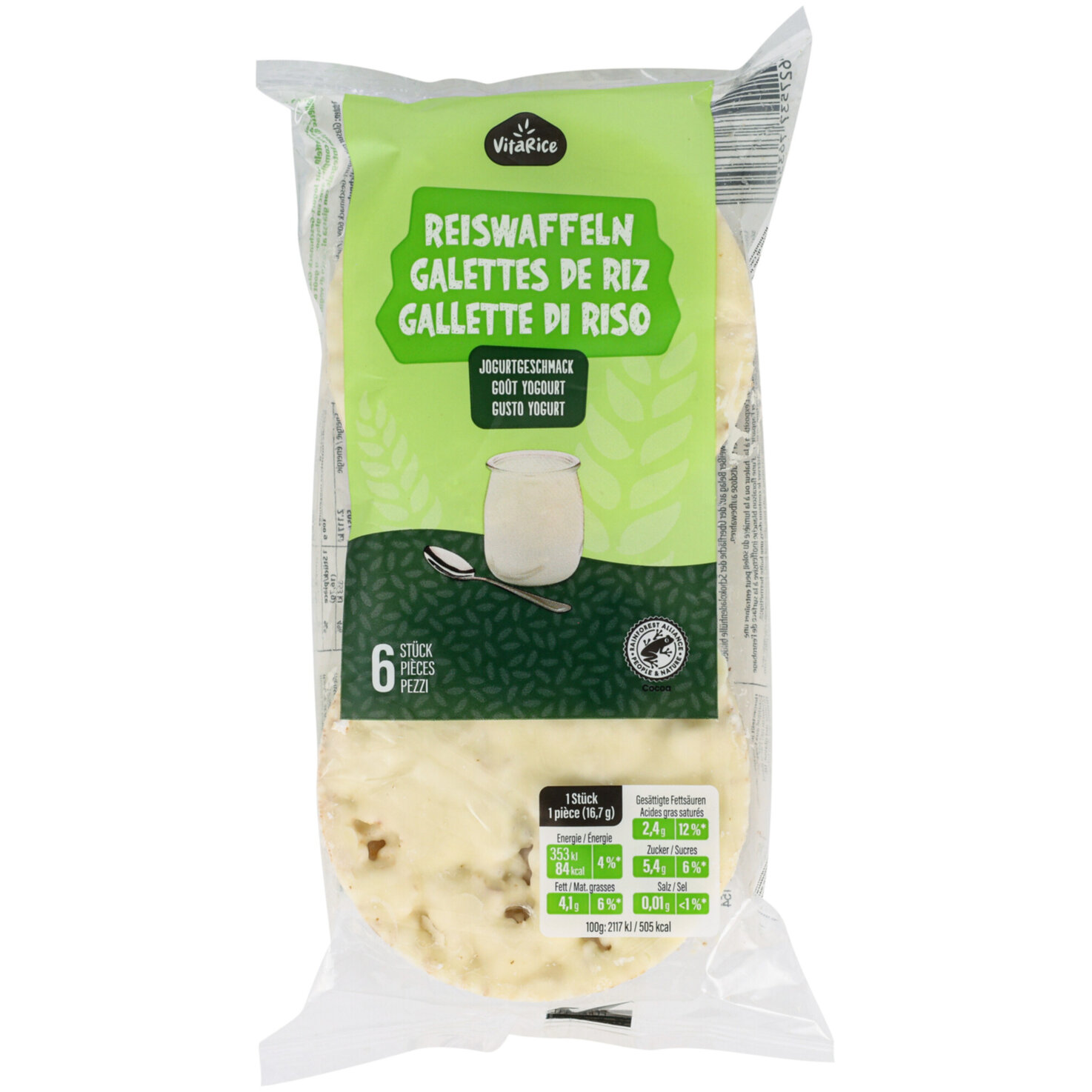 VitaRice Reiswaffeln Joghurt