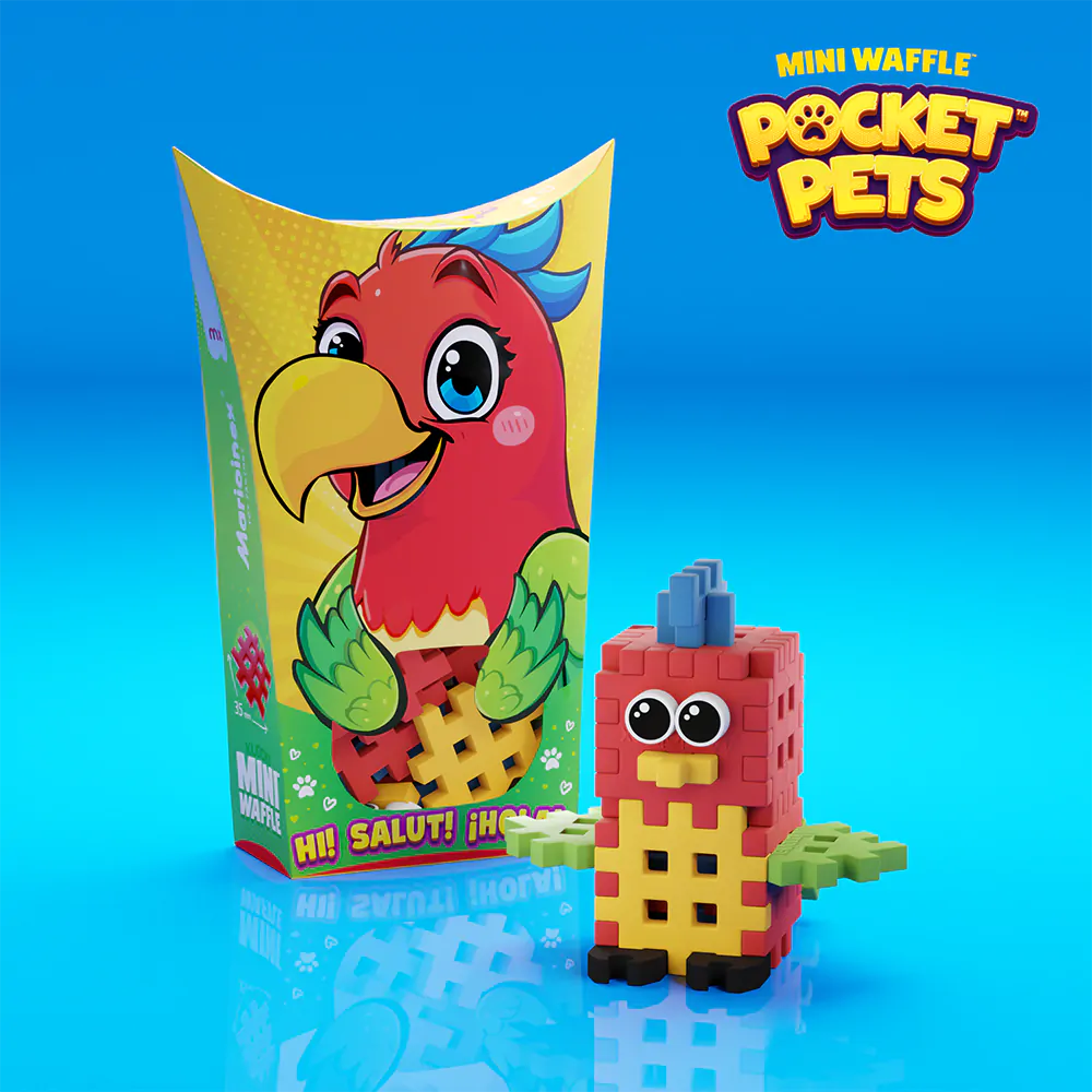Marioinex Mini Waffle - Pocket Pets - Parrot