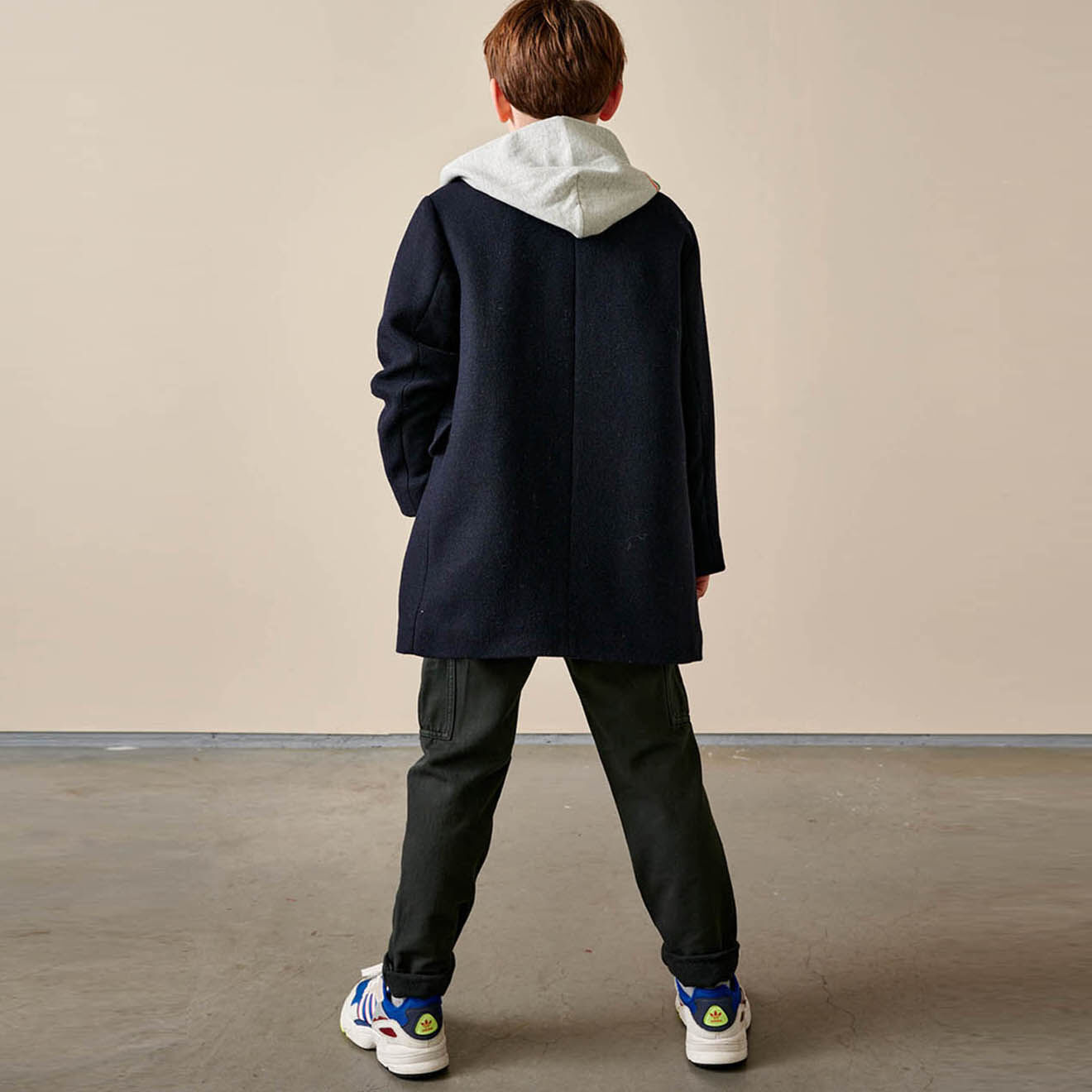 Bellerose Manteau en Laine mélangée Charles bleu nuit
