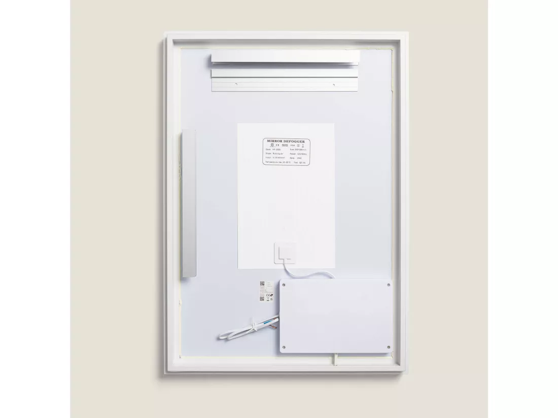 Miroir Salle de Bain avec Éclairage LED Anti-buée 70x50 cm Maia Sélectionnable (chaud-neutre-froid)