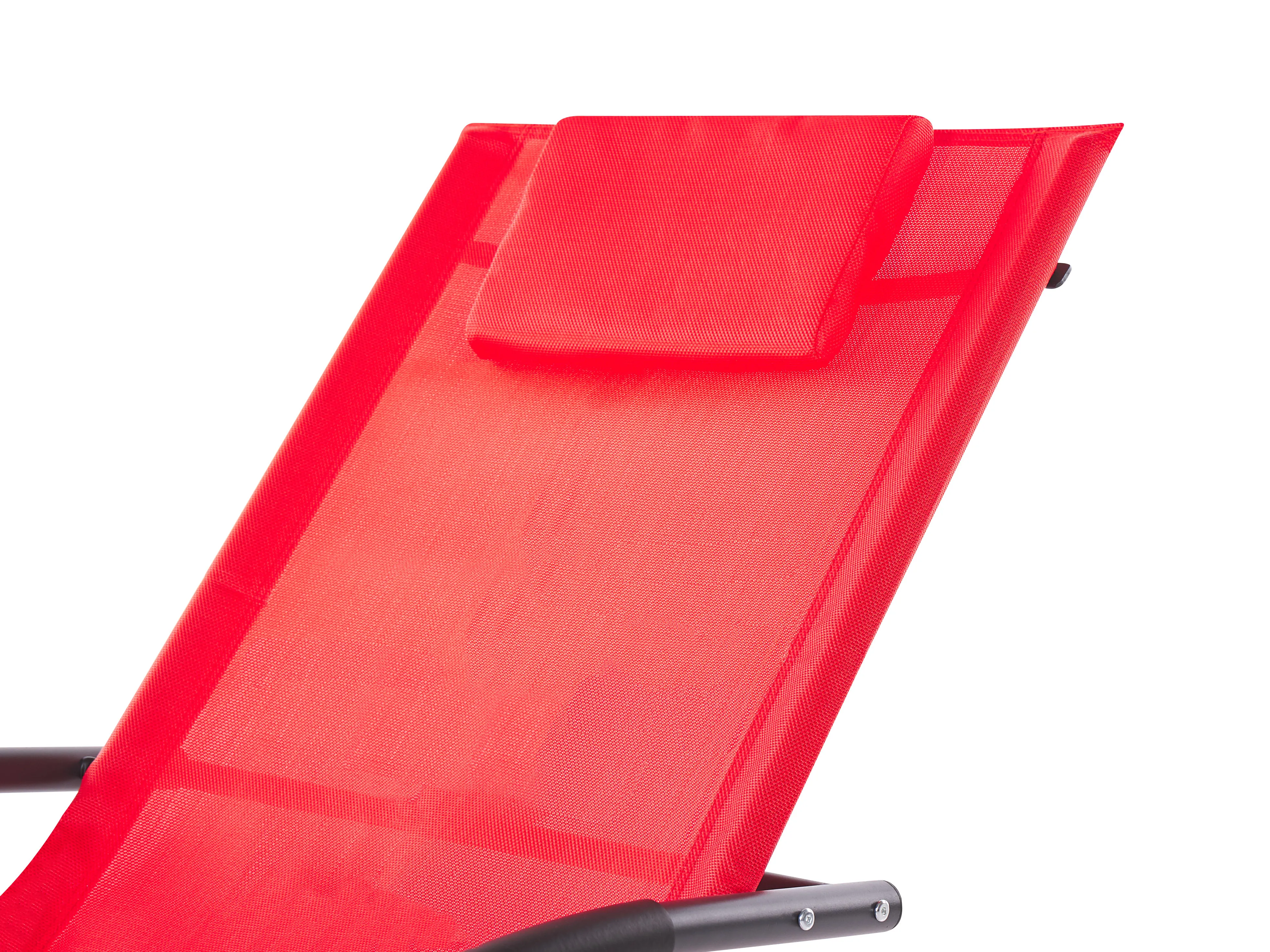 Schommel-ligstoel CARANO II Metaal Rood