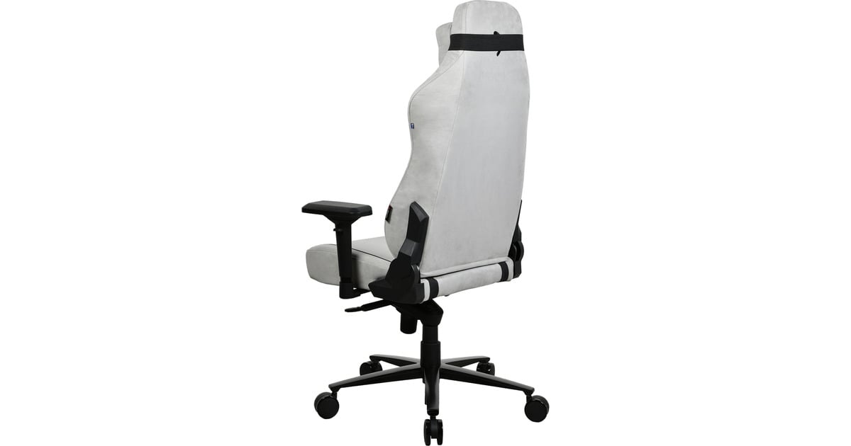 ArozziVernazza Supersoft Fabric - Light Grey gamestoel  (Lichtgrijs)