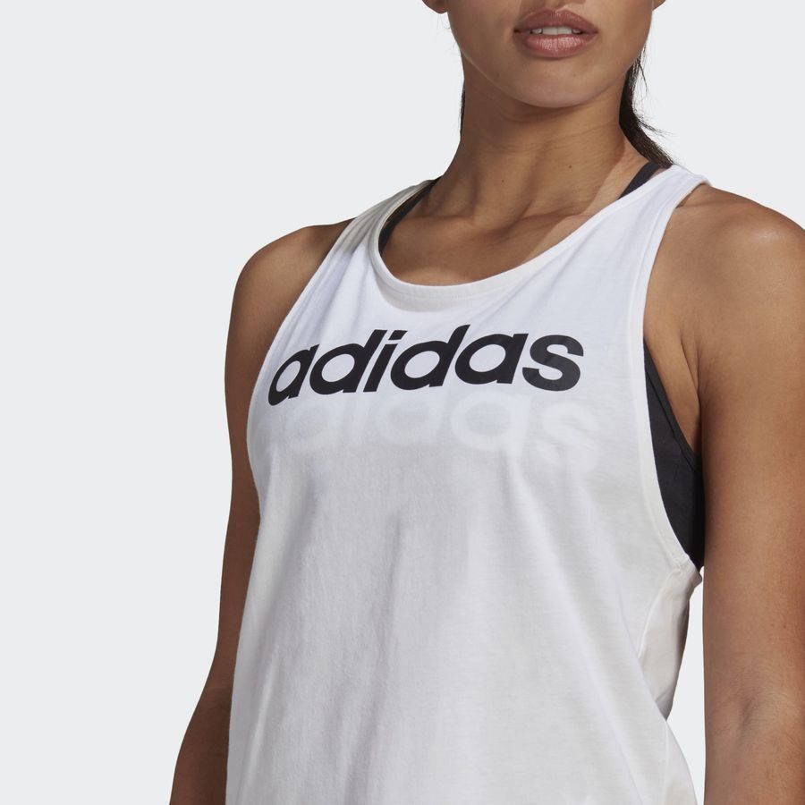 adidas Débardeur Essentials - Blanc/Noir Femme