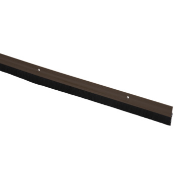 Handson tochtstrip met borstel PVC bruin 93 cm