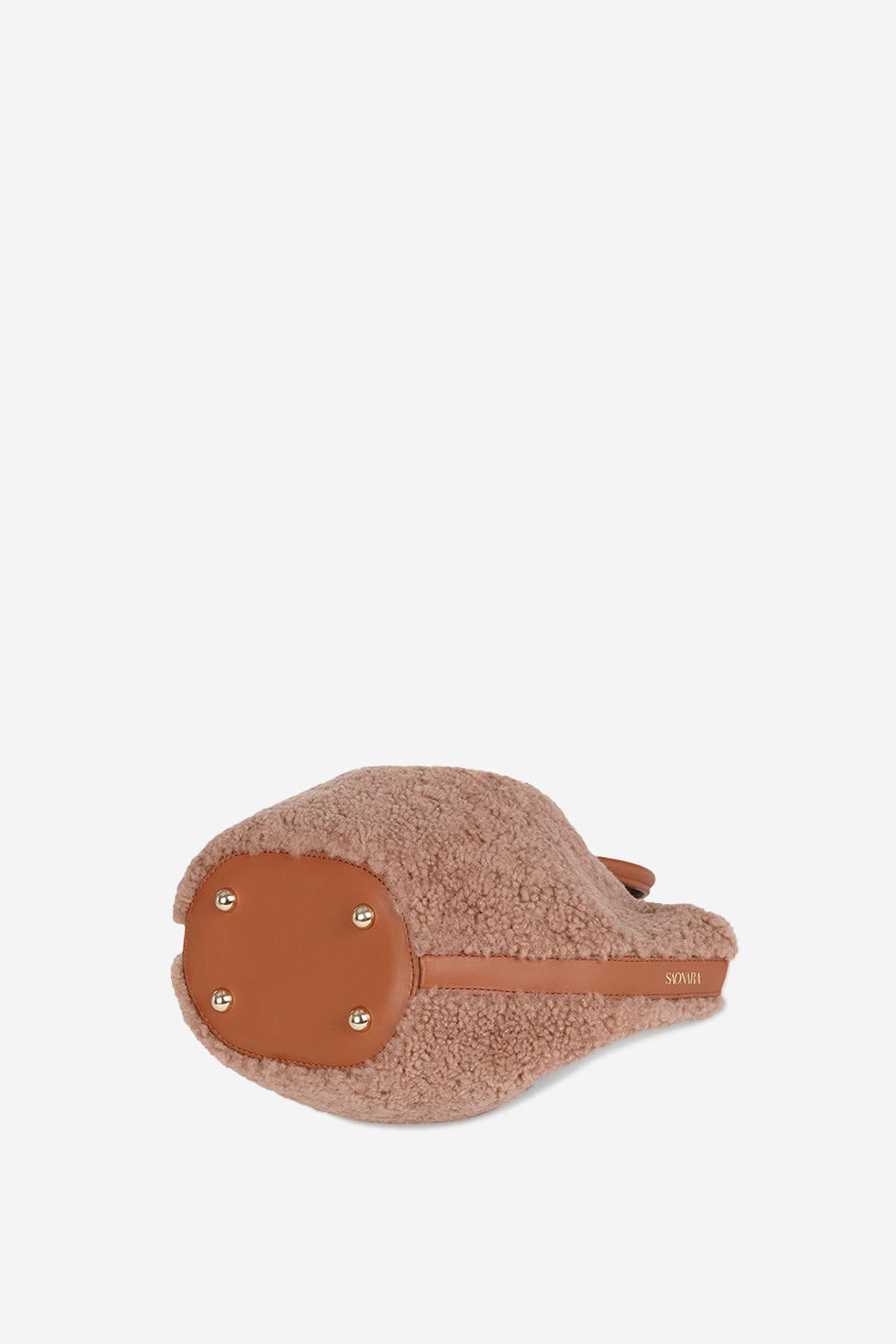 Mini shearling capazo