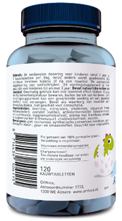 Orthica Dino Multivitaminen Kauwtabletten 120KTB