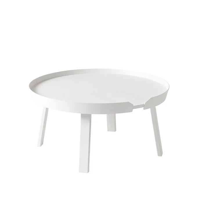 Muuto - Around Couchtisch Ø 72 cm, weiss