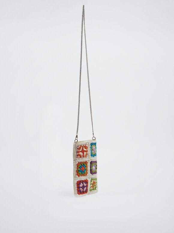 Bolsa de crochê - Cru