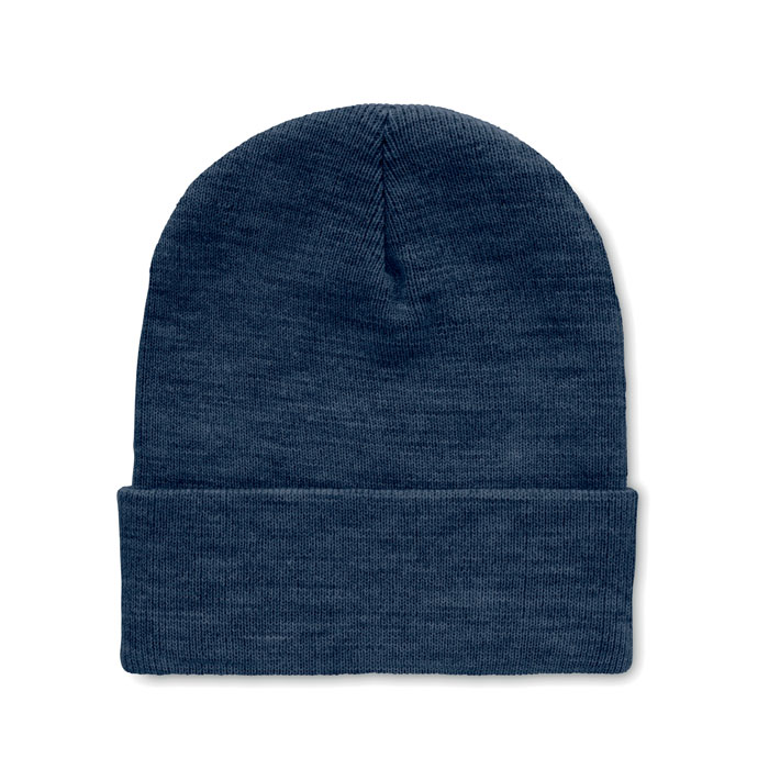 GiftRetail MO9965 - POLO RPET Bonnet en RPET avec revers