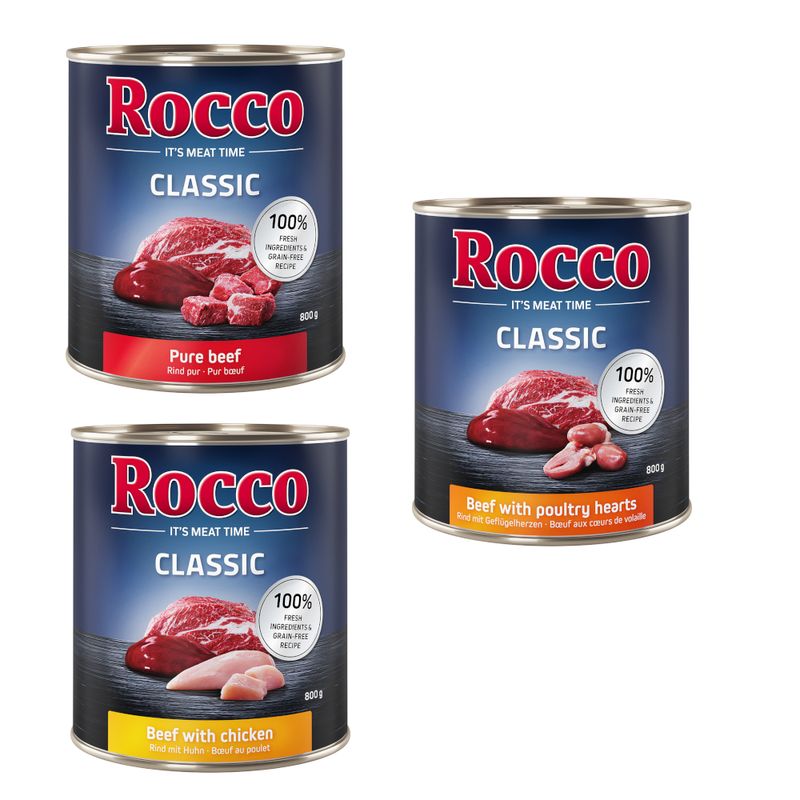 Lot mixte Rocco Classic 6 x 800 g
