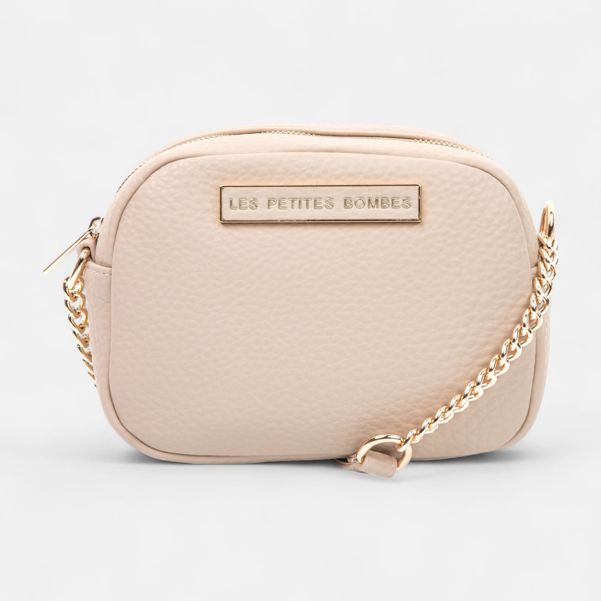 Sac bandoulière beige