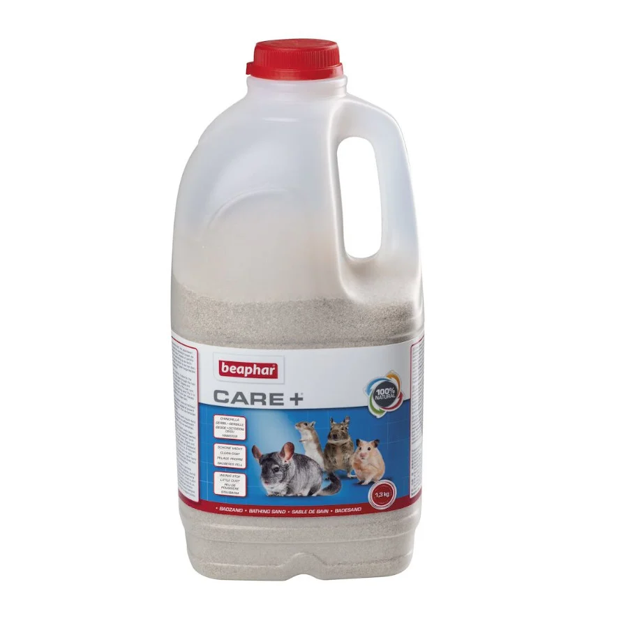 Areia de banho para chinchila Beaphar Care+