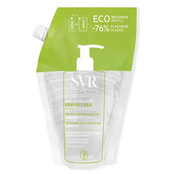 Refil de Água Micelar SVR Sebiaclear 400ml