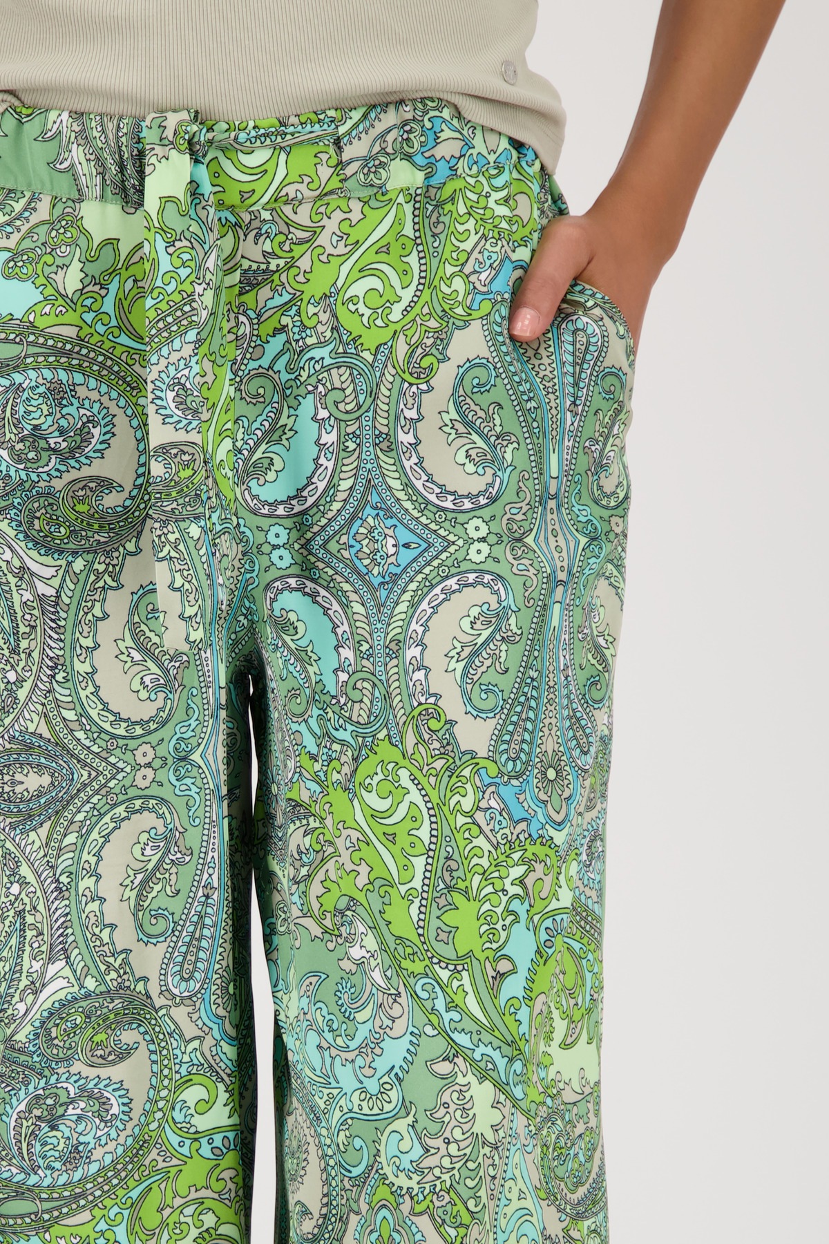 Monari Palazzohose  mit Paisleymuster