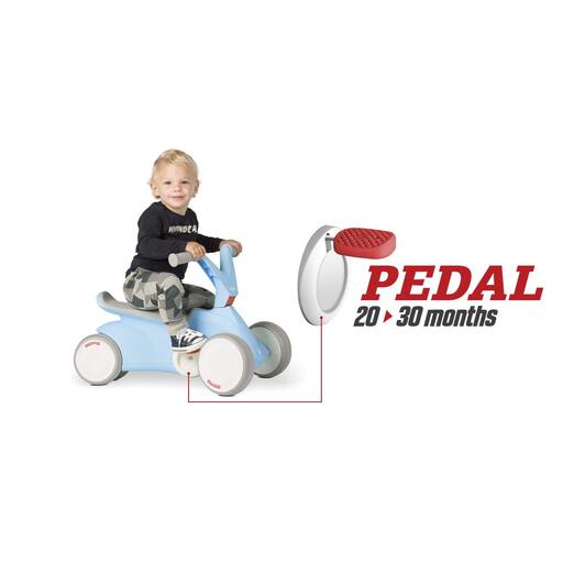 Brinquedo de pedal Berg Go2 2 em 1