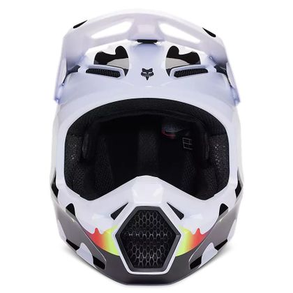 Casque cross Fox V1 KOZMIK 2024 - Noir / Blanc