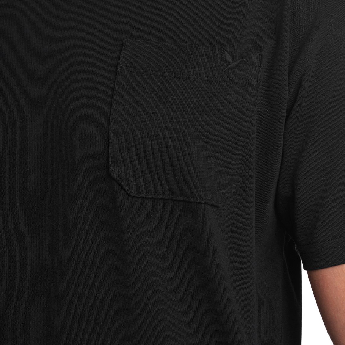 Jonas Nielsen Herren T-Shirt mit Brusttasche schwarz