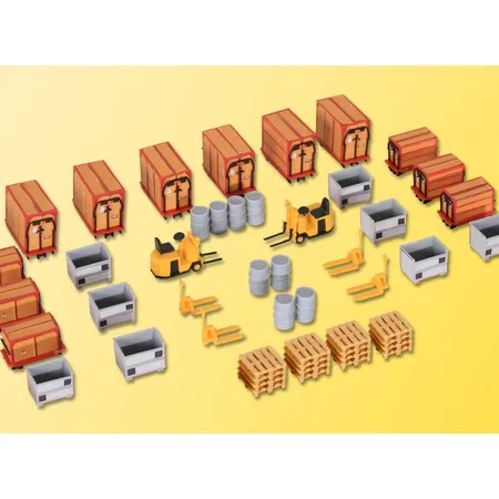 Kibri Deko-Set Kleincontainer und Ladegut